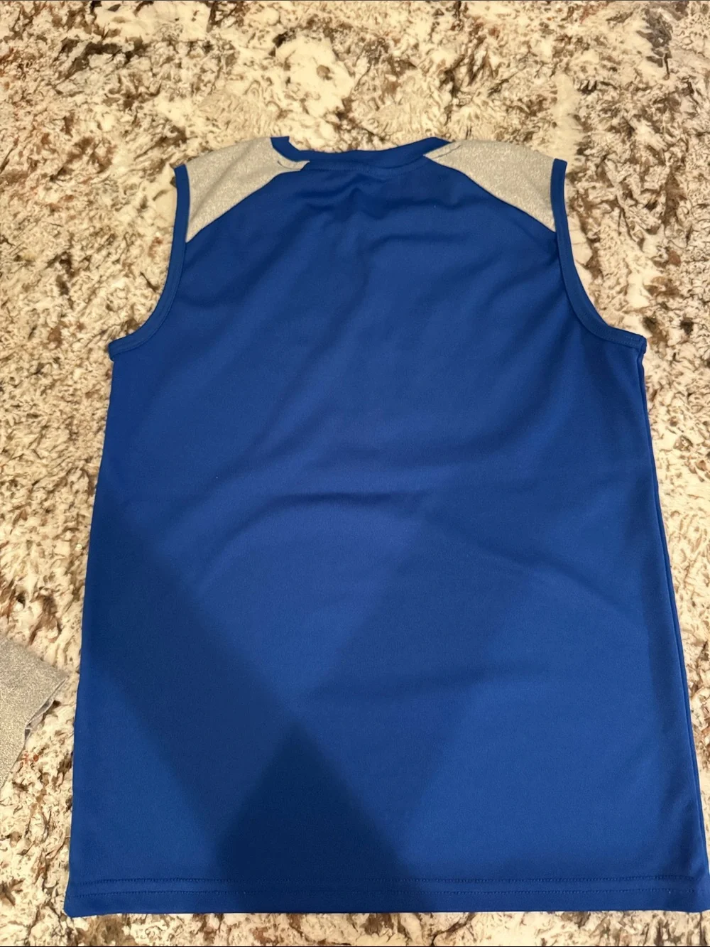 Puma Royal Blue & Gray Boys Athletic Tank and Shorts Set
